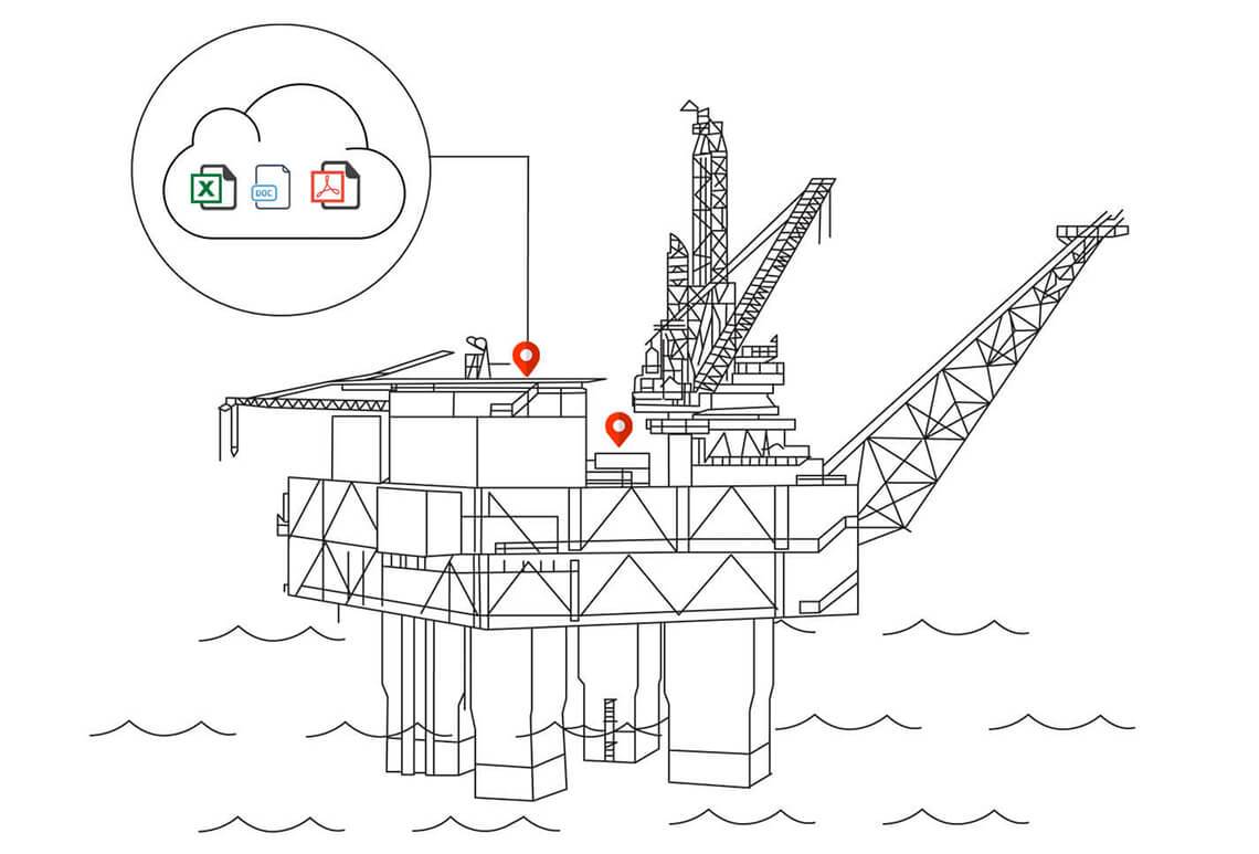 Asset management system used for online data mapping, storage and retrieval using images. Panoramic walkthrough, Annotations can be made directly on images with comments.